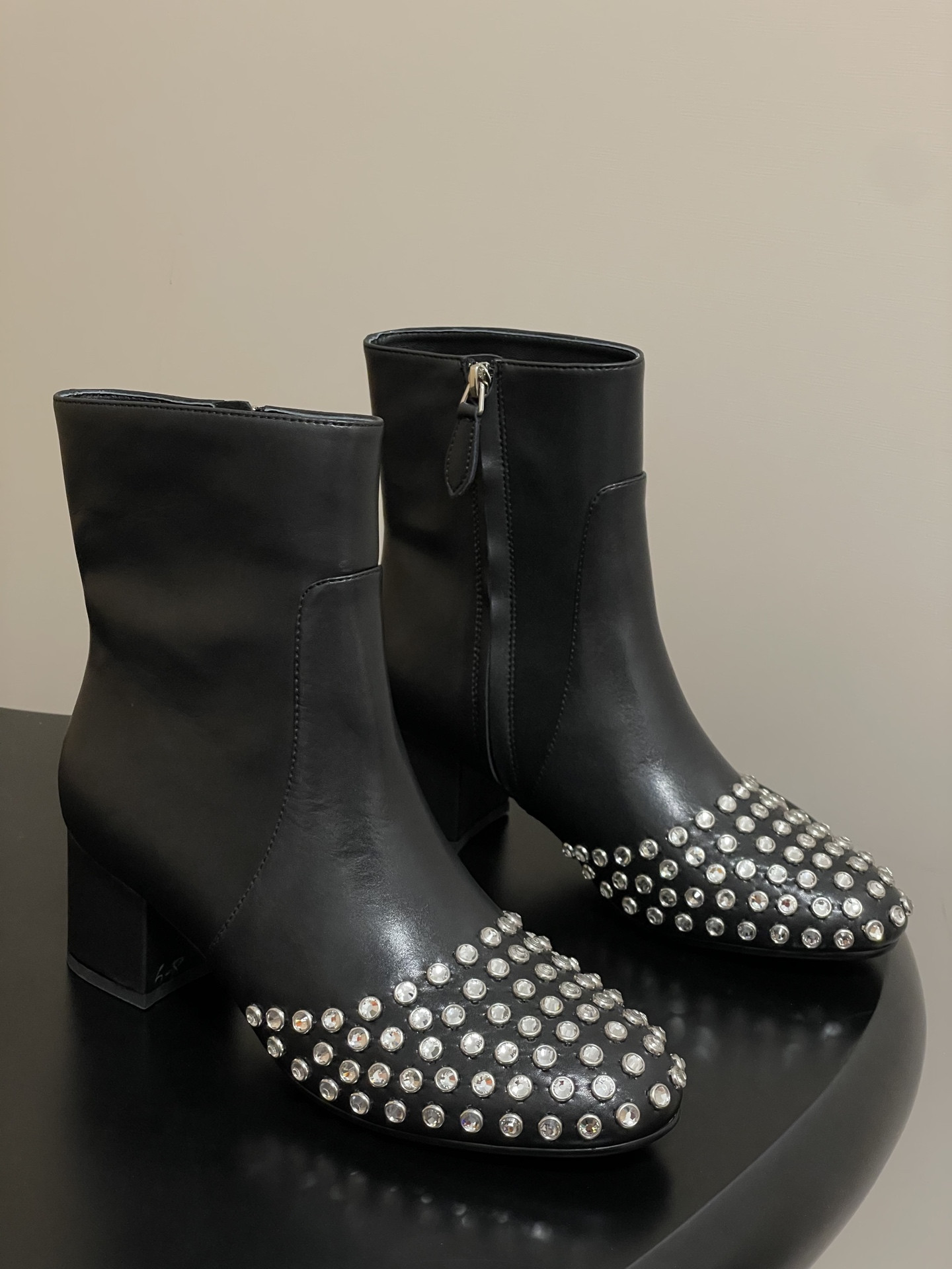 ua a1a1a crystal di*m*nd boots 5.5cm heel(cusT0mized size 7-10 days production time)