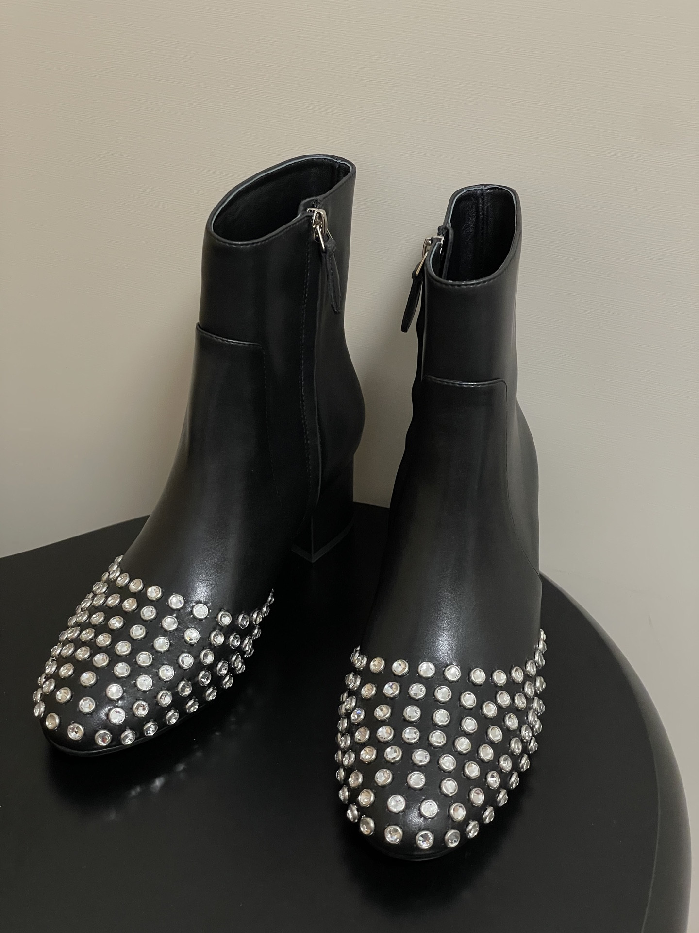 ua a1a1a crystal di*m*nd boots 5.5cm heel(cusT0mized size 7-10 days production time)