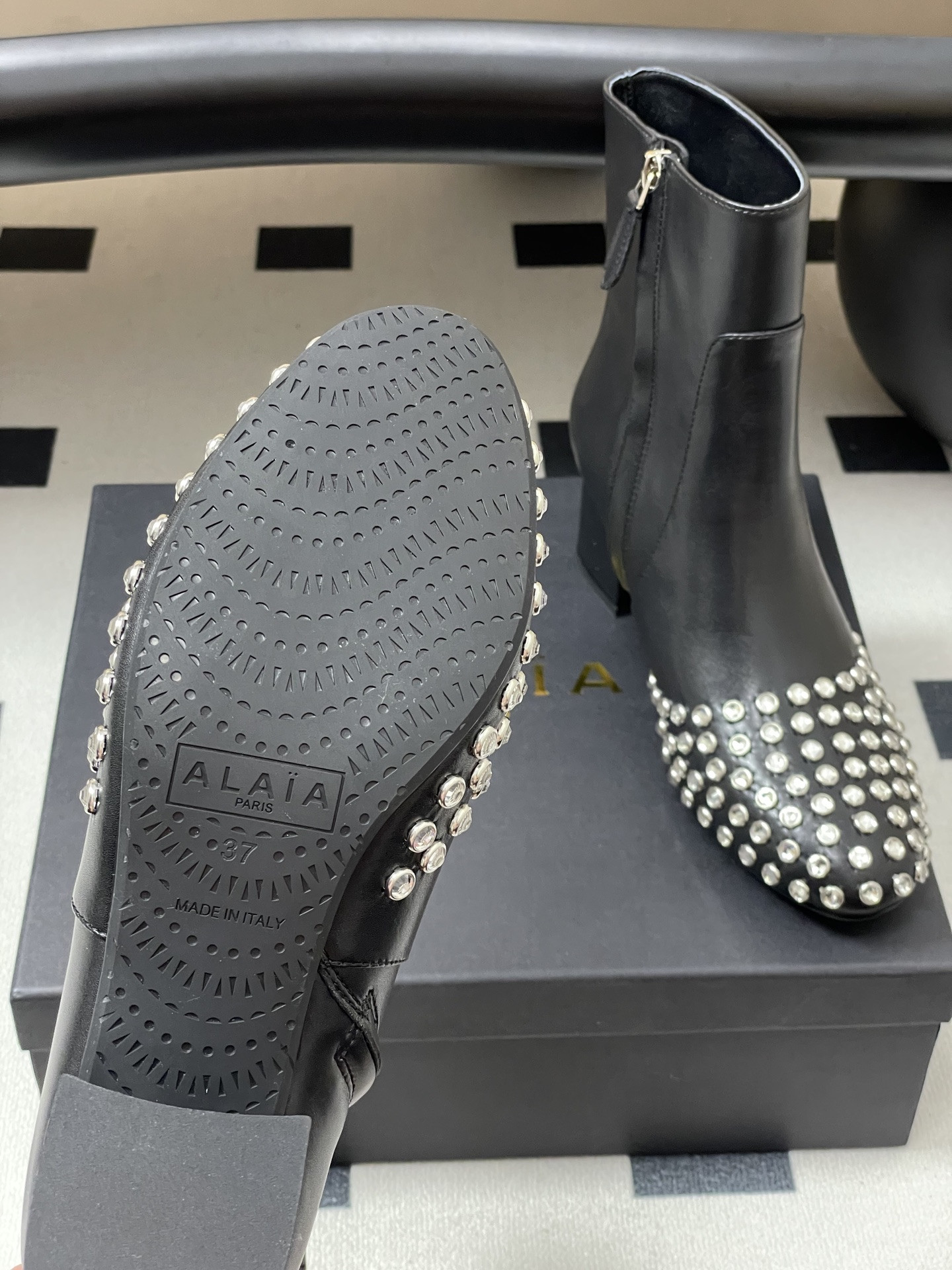 ua a1a1a crystal di*m*nd boots 5.5cm heel(cusT0mized size 7-10 days production time)